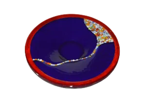Cascata T30 Cobalt Blue Murano Glass Centerpiece by Birello for Vévé Glass