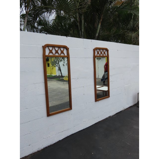 Red Lion Mid Century Modern Bathroom Wall Mirror a Pair 6602 For Sale - Image 10 of 16