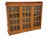 Wood Mission Oak 3 Door Display Bookcase For Sale - Image 7 of 18