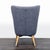 2010s West Elm Lounge Chair With High Back and Wooden Legs For Sale - Image 5 of 8