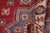 Textile Southwestern Kazak Rustic Red/Beige Wool Rug - 4'0''x5'5'' For Sale - Image 7 of 10