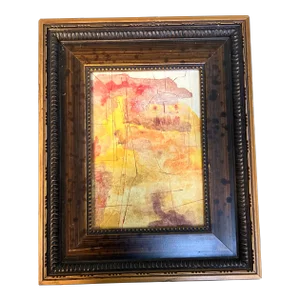 1940’s Original Abstract Expressionist Watercolor Painting