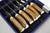 Late 20th Century Late 20th Century Scully & Scully Arts & Crafts Natural Staghorn Handle Steak Knives - Set of 6 For Sale - Image 5 of 16