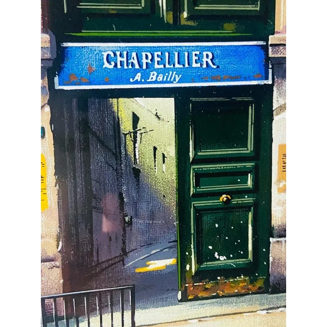 Vintage Print of Parisian Street Scenes, Signed and Numbered, a Set of Three For Sale In New York - Image 6 of 13