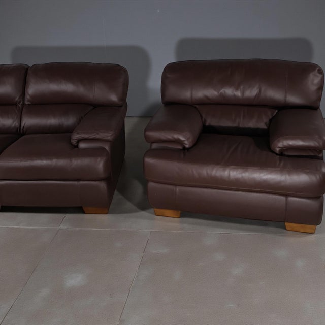 Leather Lounge Set — Studio Edition For Sale - Image 9 of 9