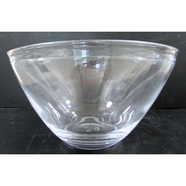 2000 - 2009 Simon Pearce Hand Blown Glass Barre Oval Bowls Set of 4 For Sale - Image 5 of 16