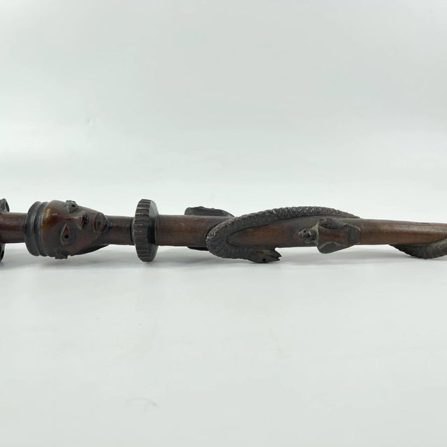 Wood Early 20th Century Pende Staff MATTER COLLECTION For Sale - Image 7 of 8