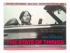 Vintage 1982 "The State of Things " Wim Wenders Original Movie Memorabilia Large Film Poster