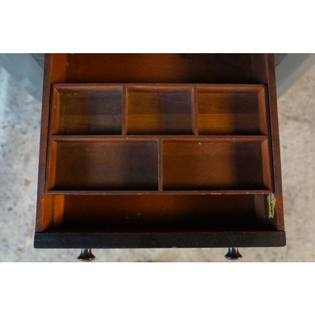 Antique Grand Rapids Furniture Shops Martha Washington Mahogany Sewing Cabinet For Sale - Image 12 of 18
