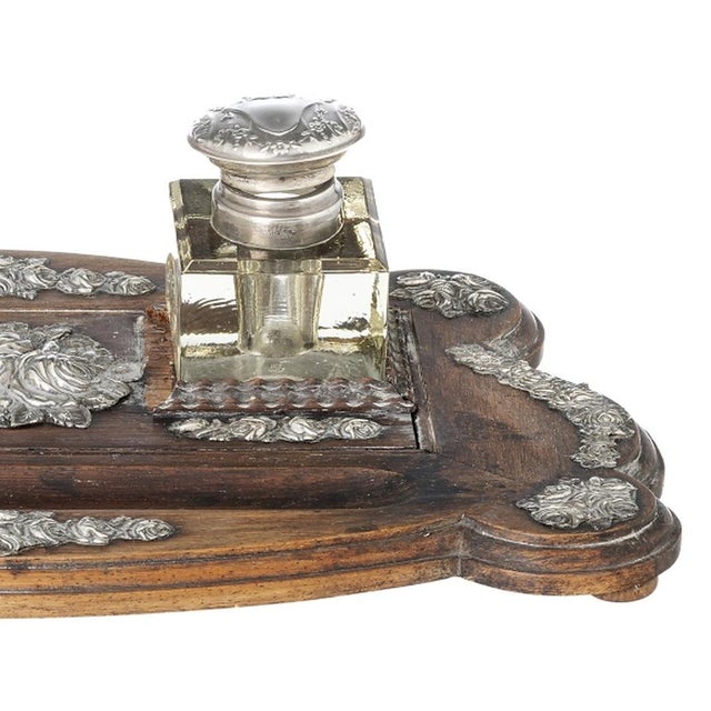 Silver Inwkwell, 19th Century For Sale - Image 4 of 8