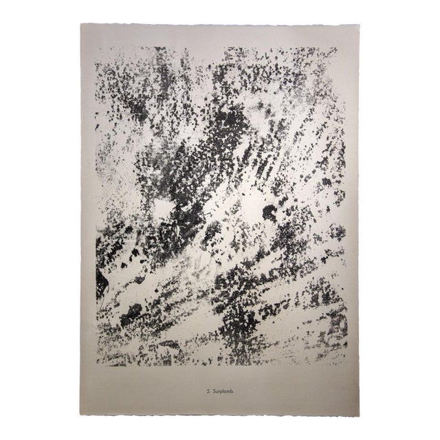 Jean Dubuffet, Overhang, Original Lithograph, 1959 For Sale