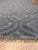 Aqua Moroccan Trellis Hand-Knotted Wool Rug 8x10 For Sale In New York - Image 6 of 7
