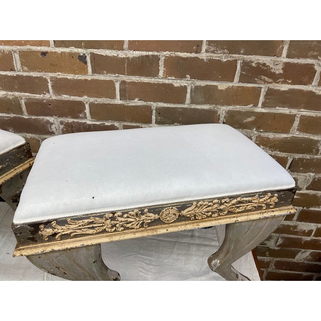 Late 19th Century 19th Century Italian Neoclassical Benches For Sale - Image 5 of 8