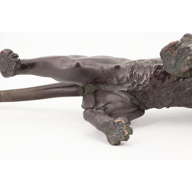 19th Century, Bronze Lion Sculpture, Japan, Meiji Period For Sale - Image 13 of 16