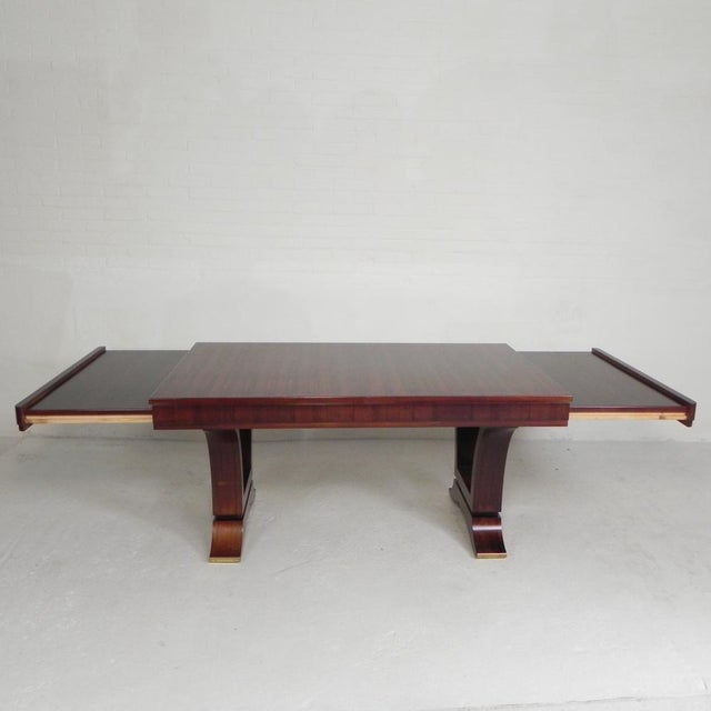 Art Deco Dining Table in Rosewood Veneer, 1930s For Sale - Image 15 of 18