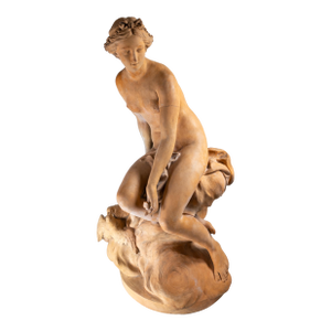 19th Century French Terra Cotta Model of Venus After Jean-Baptiste Pigalle