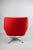 Red Swivel Chair attributed to Veb Metallwaren Naumburg, 1980s For Sale - Image 3 of 10