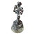 Matson Ormolu Glass Perfume Bottle With Ornate Floral Metalwork For Sale