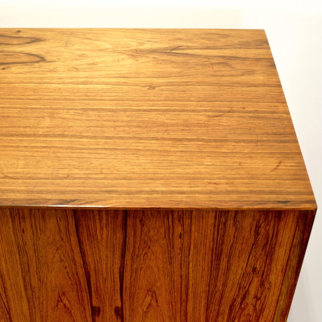 O. Bank Larsens Møbelfabrik Cutlery Cabinet / Highboard / Tall Sideboard / Liquor Cabinet For Sale - Image 14 of 14