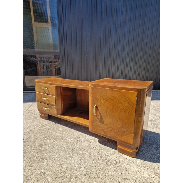 Art Deco Briar Console Table, 1930s For Sale - Image 4 of 15