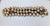 Mid-Century Modern Vintage 1960s Signed Napier Goldtone Machined Balls Charm Bracelet For Sale - Image 3 of 8