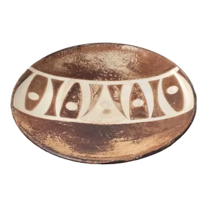 Vintage Eclectic Ethnic Extra Large Decorative Bowl