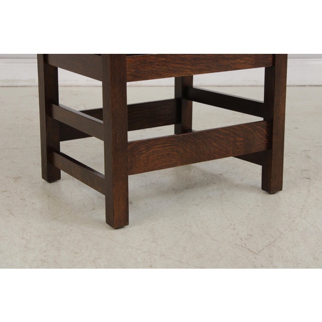 Set of 6 Stickley Mission Oak Dining Chairs For Sale - Image 15 of 18