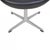 Egg Stool in Black Aura Leather by Arne Jacobsen, 2016 For Sale - Image 3 of 8
