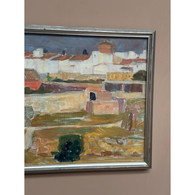 Einar Rosen, View of the City, 1950s, Oil on Panel, Framed For Sale - Image 14 of 18