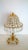 Swedish Brass and Lead Crystal Table Lamp, 1980s For Sale - Image 6 of 12