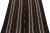 Traditional Vintage Kilim Rug in Deep Brown With Red, and White Stripe Patterns For Sale - Image 3 of 7
