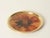 Round Gilt Brass, Leaves and Acrylic Glass Tray from Montagnani Firenze, Italy, 1970s For Sale - Image 3 of 11