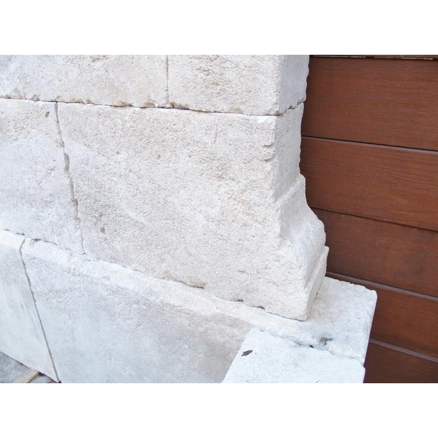 Large Sault Triple Spout Limestone Wall Fountain From Provence, France For Sale - Image 14 of 18