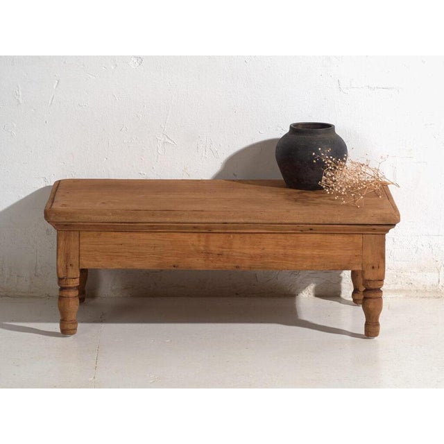 Antique Pine Low Table For Sale - Image 9 of 10