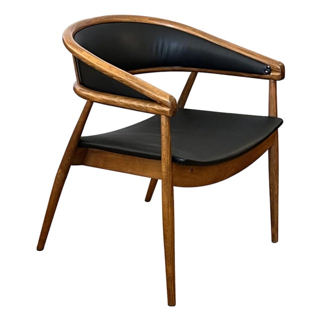 James Mont King Cole Mid-Century Beech Bentwood Armchair For Sale