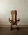 1960s Brutalist Oak Armchair with Sculptural High Back by De Puydt, 1960s For Sale - Image 5 of 18