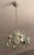 Silver-Plated Chandelier with Six Cut Glass Discs, Italy, 1960s For Sale - Image 6 of 6