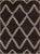 Nazmiyal Collection Diamond Design Black and White Modern Rug For Sale