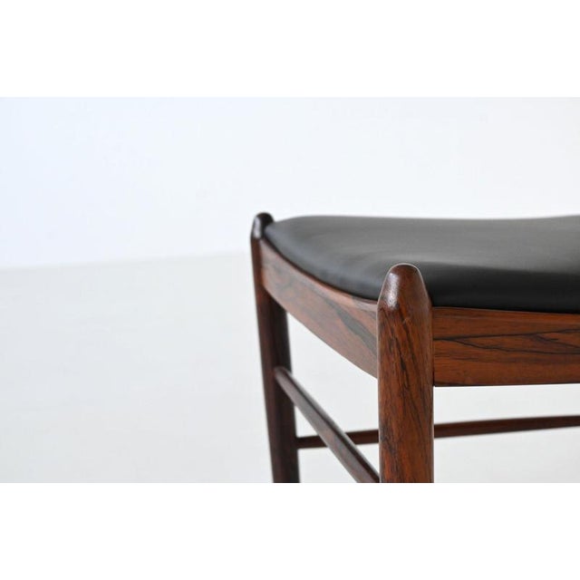 Rosewood Dining Chairs by H. Vestervig Eriksen for Tromborg, Denmark, 1960s, Set of 9 For Sale - Image 18 of 18