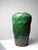 Japanese Green Ceramic Vase with Awaji Yaki Bamboo Lacing, 1920s For Sale - Image 4 of 10