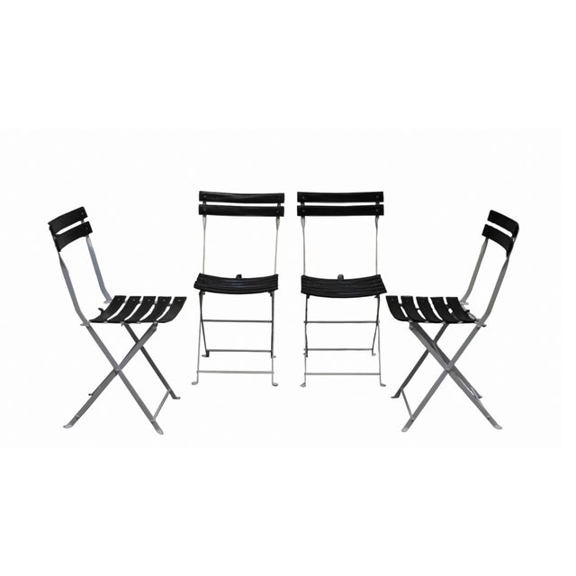 Metal Celestina Chairs by Marco Zanuso for Zanotta, Italy, 1980s, Set of 4 For Sale - Image 7 of 12