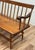 Antique Wood Spindle Back Deacons Bench For Sale - Image 12 of 16