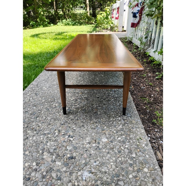 Mid 20th Century Lane Furniture Acclaim Cocktail Coffee Accent Table Mid Century For Sale - Image 5 of 9
