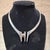 Mexican Vintage Mexican Modernist Sterling Silver Collar Necklace For Sale - Image 3 of 14