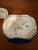 Ceramic 18th Century Staffordshire Flow Blue Transferware Sugar Bowl & Lid Enoch Wood Cupid Design With Make Do Handle For Sale - Image 7 of 13
