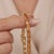 Contemporary Natural Citrine Tennis Bracelet | Emerald Cut Gemstone Bracelet | November Birthstone Bracelet For Sale - Image 3 of 4