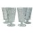 Mid 20th Century Pressed Glass Tall Glasses -Set of Four For Sale