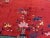 Early 20th Century 1920s Red Vase Floral Antique Chinese Art Deco Rug 9' X 11'9" Handknotted Wool Carpet For Sale - Image 5 of 5