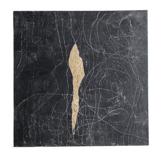 Agnes Bučimytė, Piece of Gold in Unknown Universe, Acrylic on Canvas For Sale