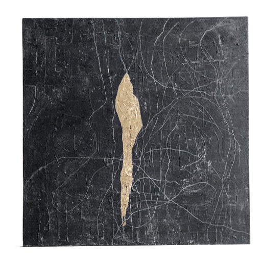 Agnes Bučimytė, Piece of Gold in Unknown Universe, Acrylic on Canvas For Sale